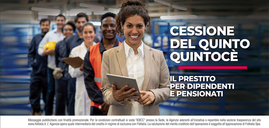 SOLUZIONI FINANZIARIE DI BREGA MASCIA Fiditalia | JESI, Ancona | Banner Quintocè